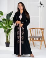 Embroidered Luxury Abaya - Image 4
