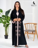 Embroidered Luxury Abaya - Image 3